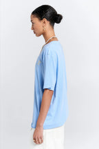 Embroidered Runaway Girl Classic Organic Cotton T-Shirt