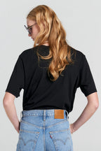 Embroidered Runaway Girl Classic Organic Cotton T-Shirt