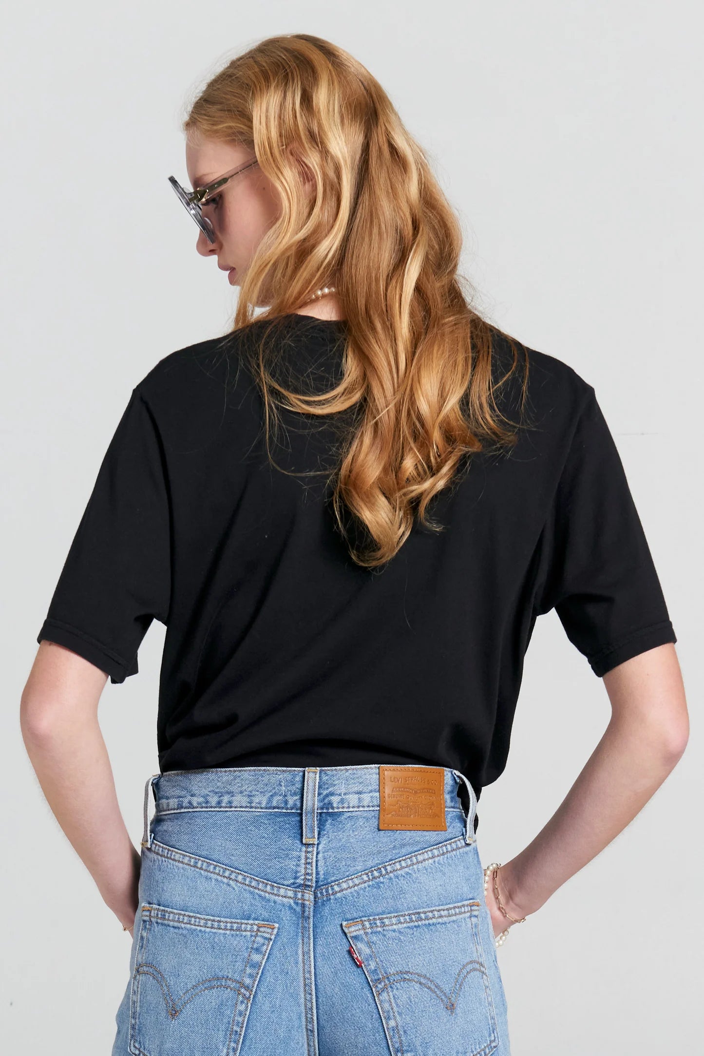 Embroidered Runaway Girl Classic Organic Cotton T-Shirt