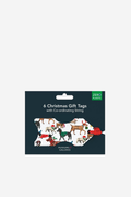 Winter Walkies Christmas Gift Tags - Pack of 6