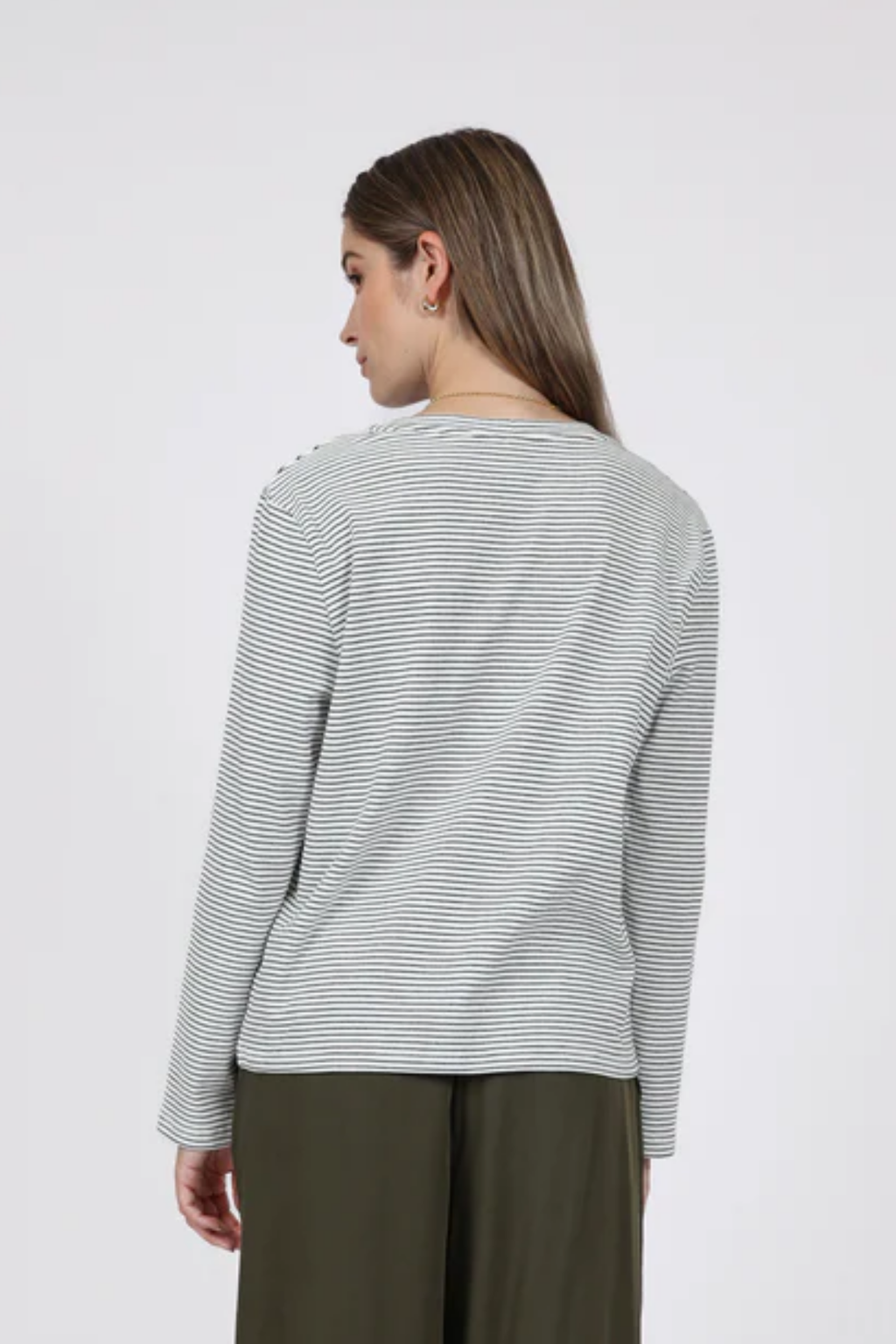 Uno Longsleeve Tee - Black Stripe