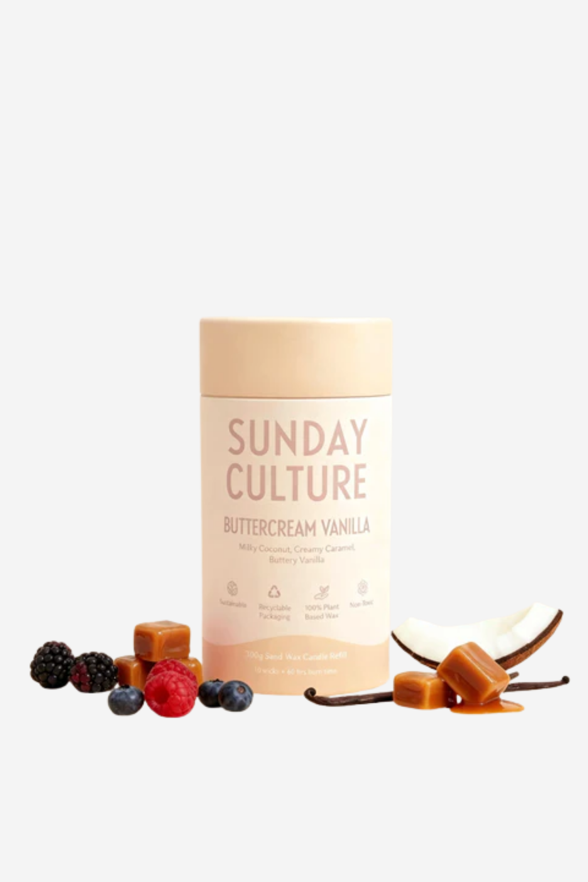 Buttercream Vanilla Candle Refill - Small