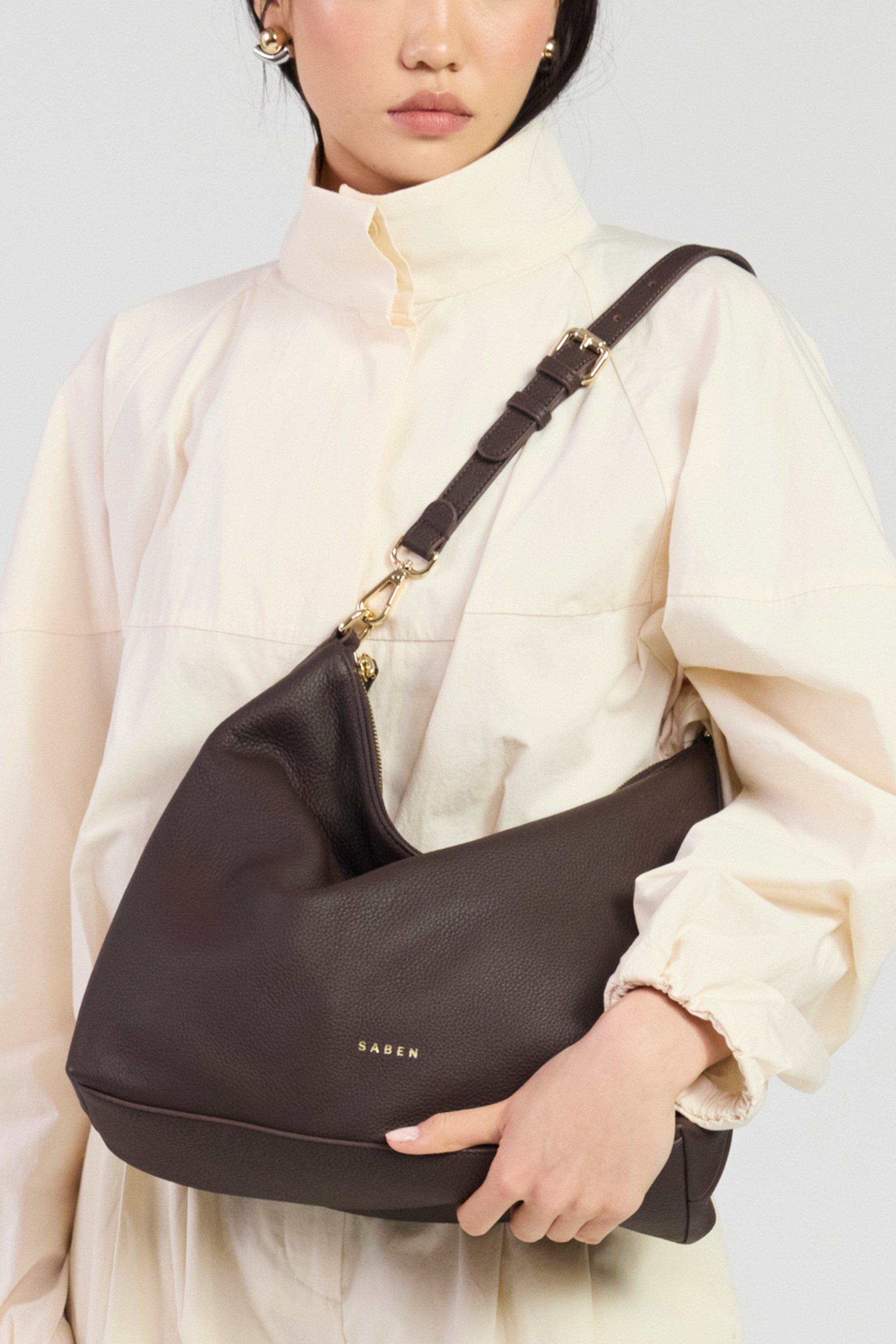 Miki Shoulder Bag - Cacao Luxe