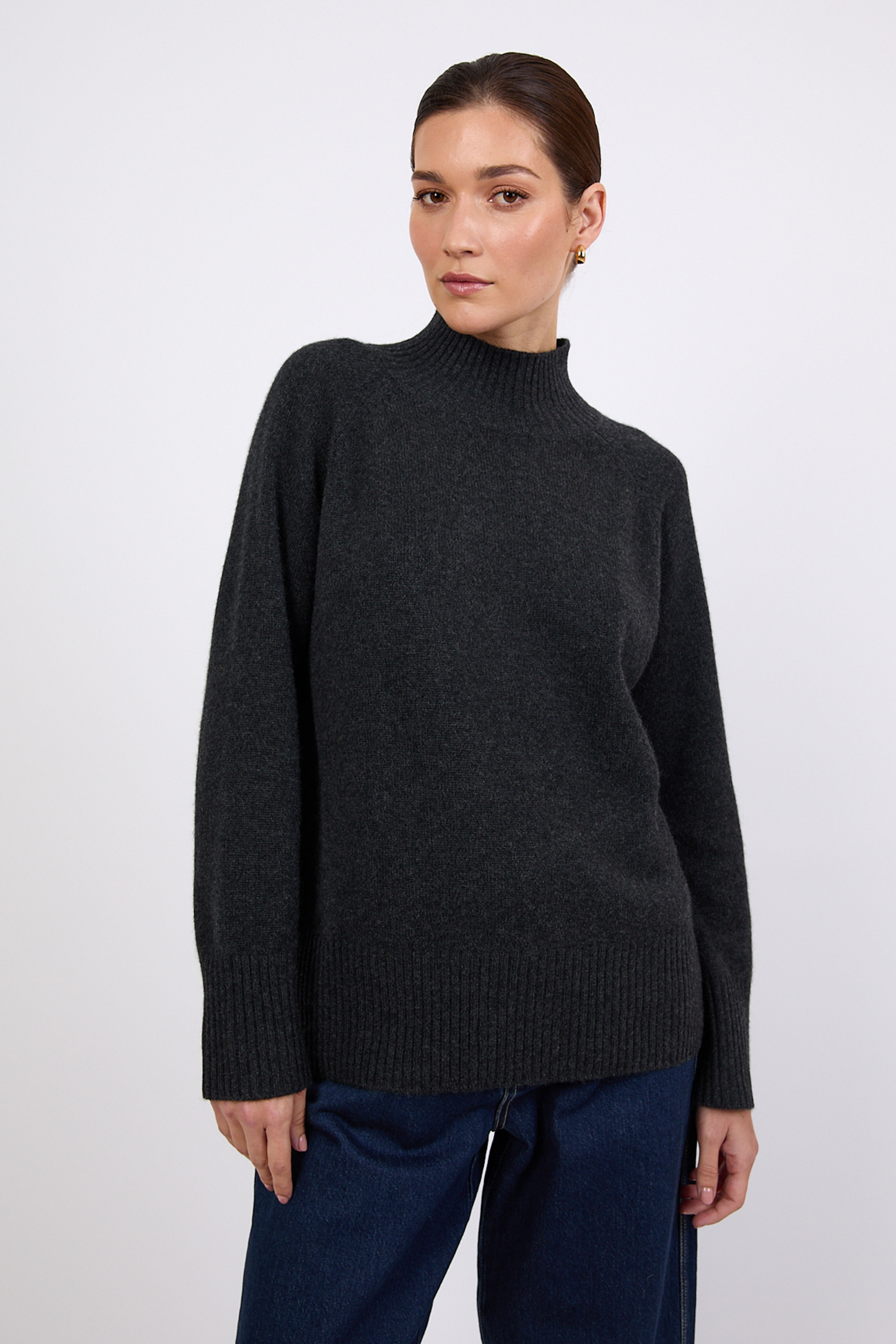 Cashmere Funnel Neck