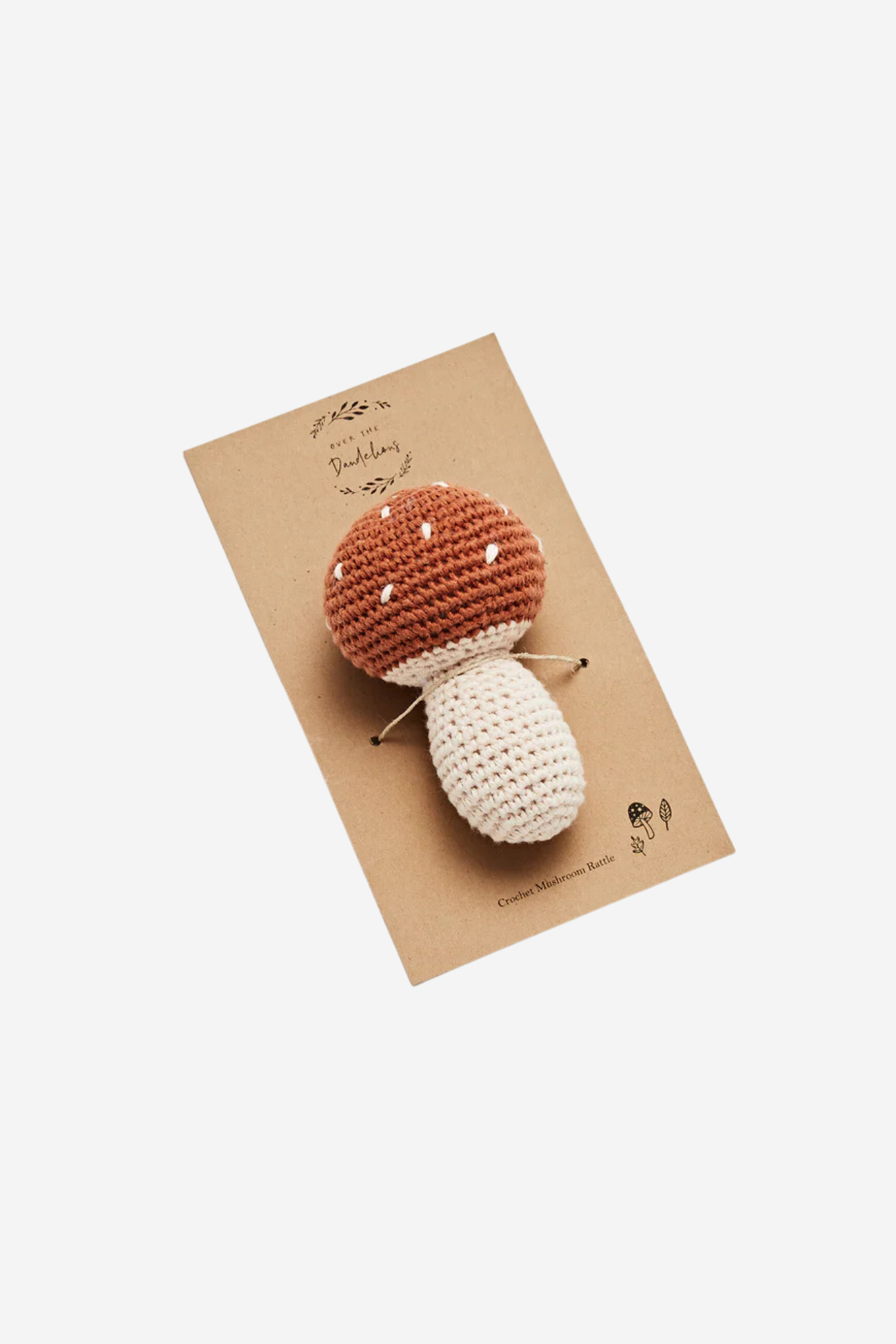 Crochet Mushroom Rattle