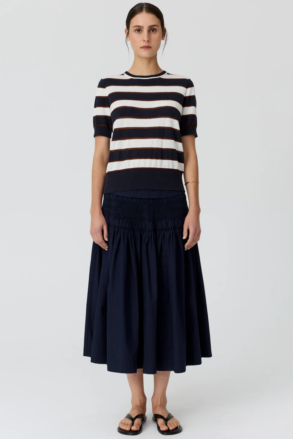 Darcey Stripe Knit Tee