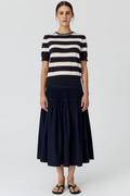 Darcey Stripe Knit Tee