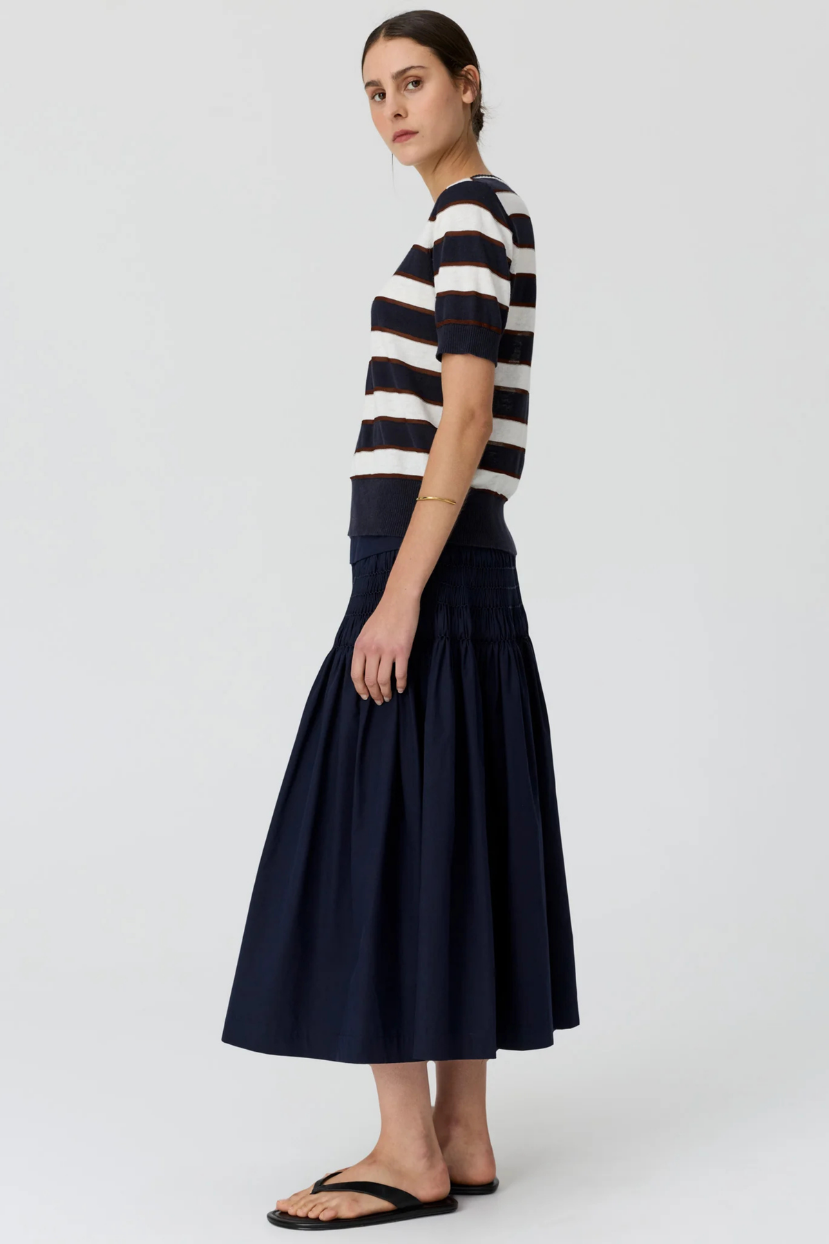 Darcey Stripe Knit Tee