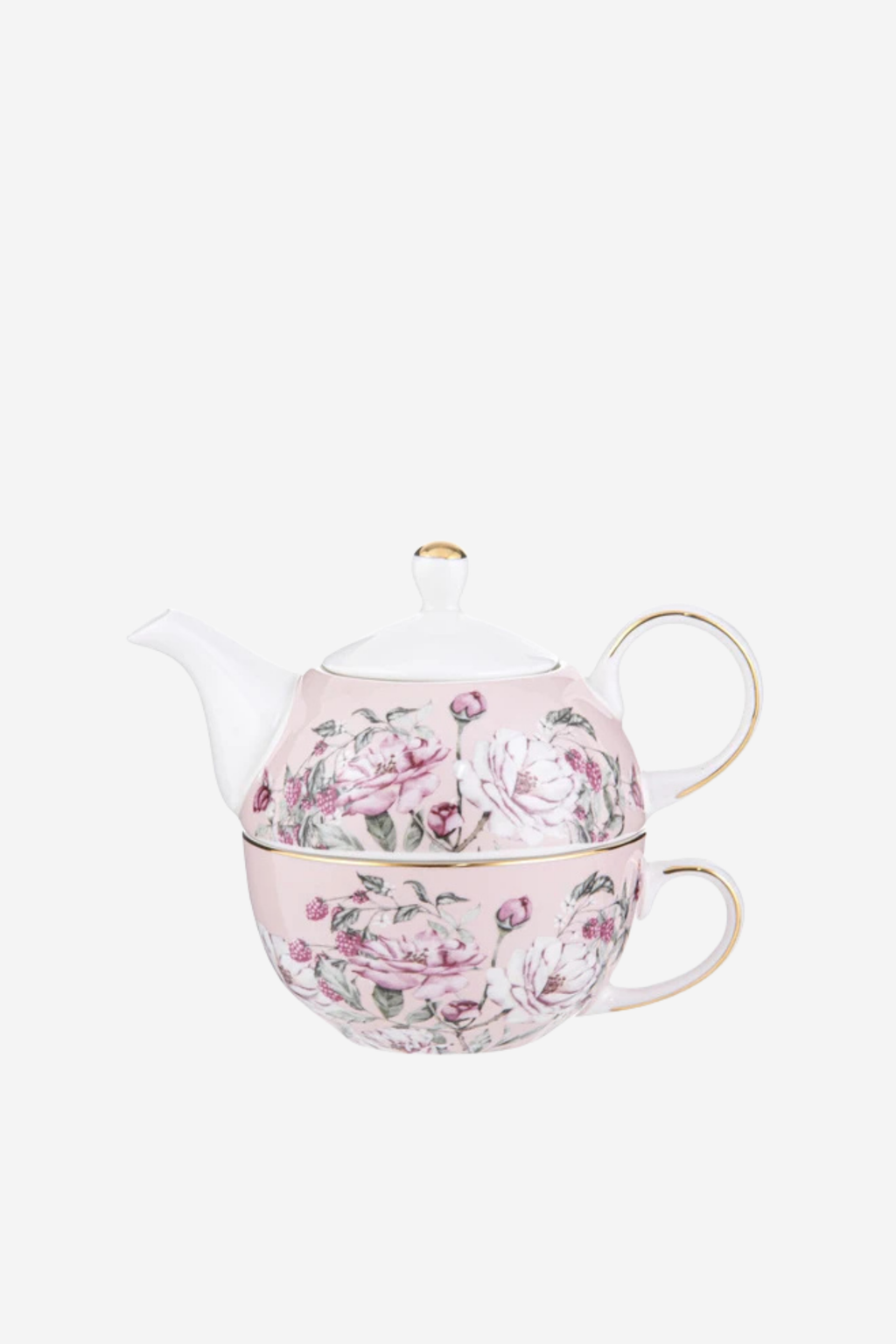 Raspberry Rose Tea for One