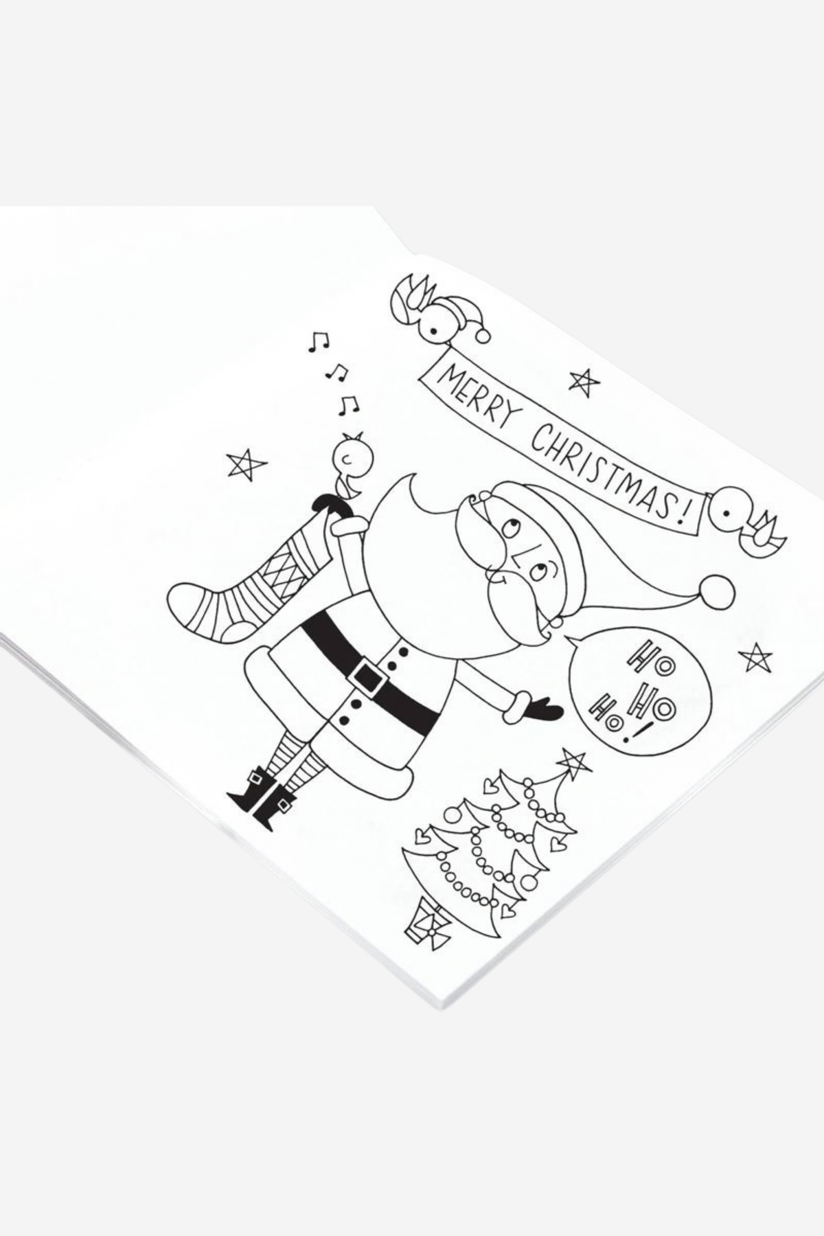 Santa, Rudolph & Penguin - Christmas Colouring Book