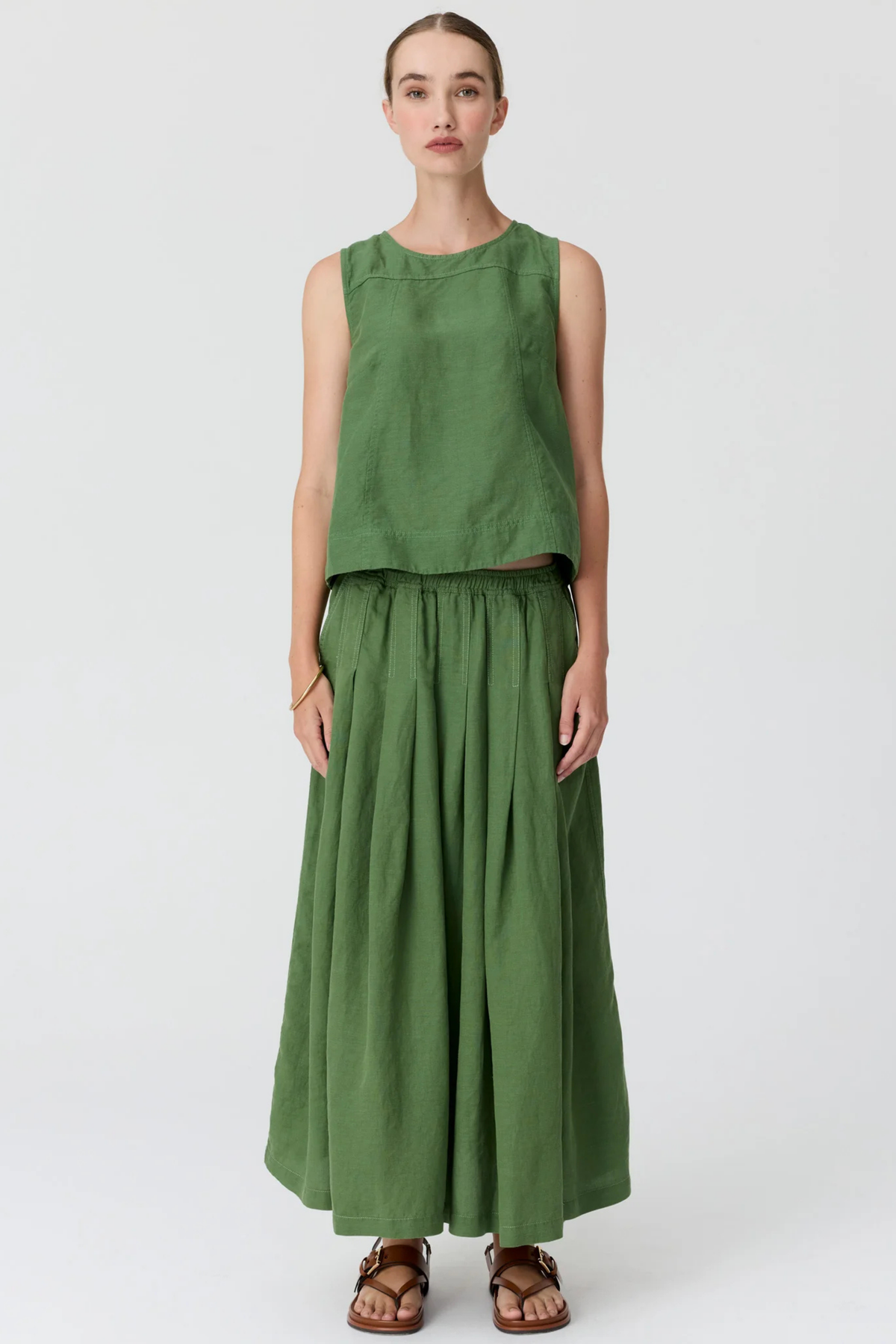 Frankie Pleat Skirt