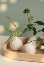 Christmas Porcelain Bauble Vases - Set of 3