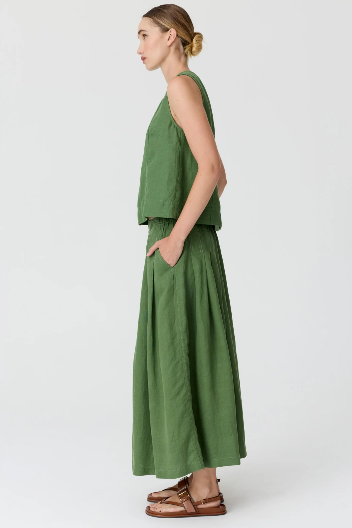 Frankie Pleat Skirt