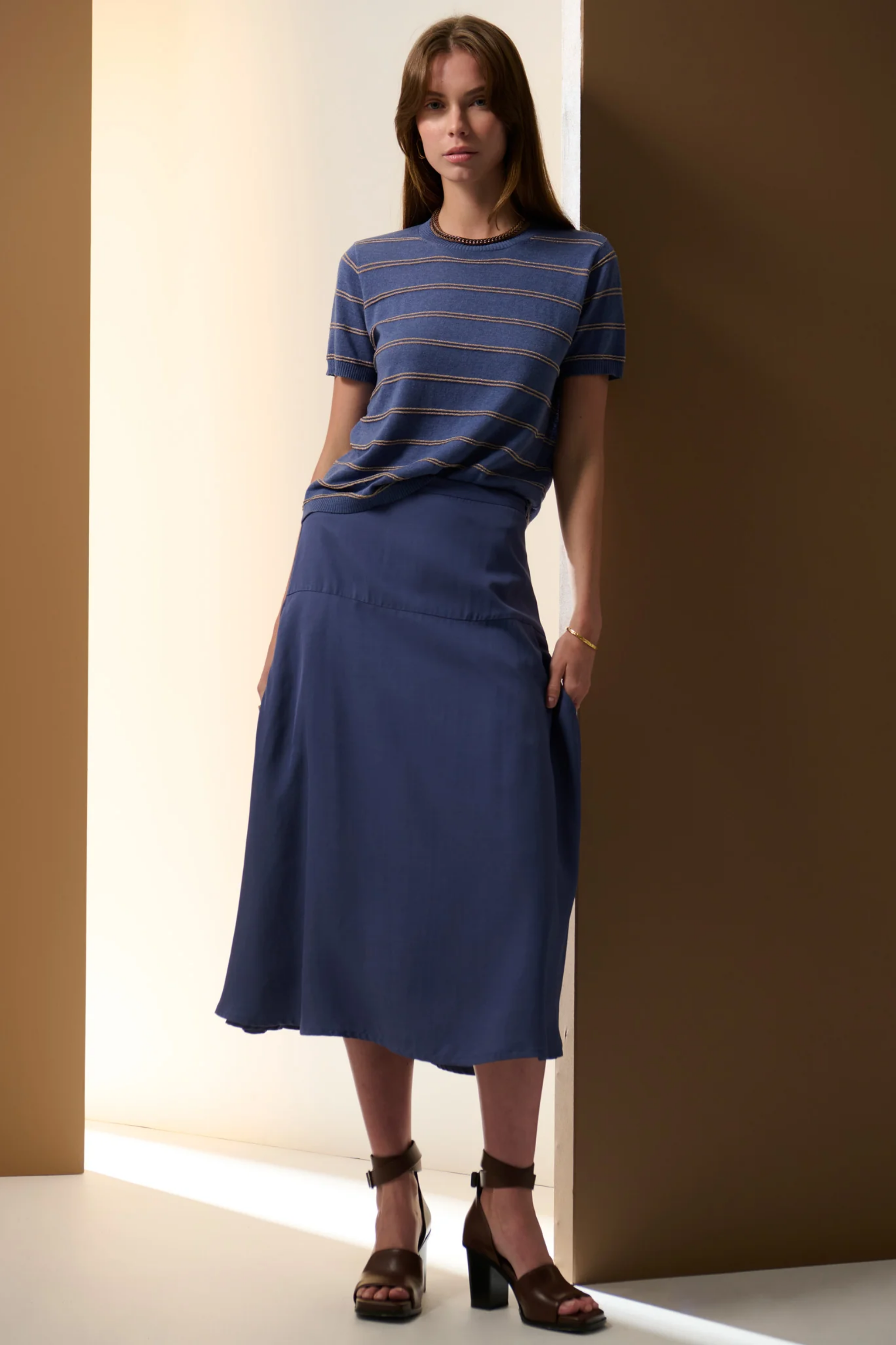 Sable Knit Tee