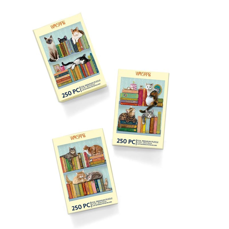 Cats on Books - Puzzle