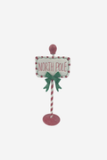 North Pole Candy Sign