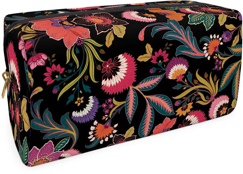 Renaissance Black Cosmetic Bag - Small