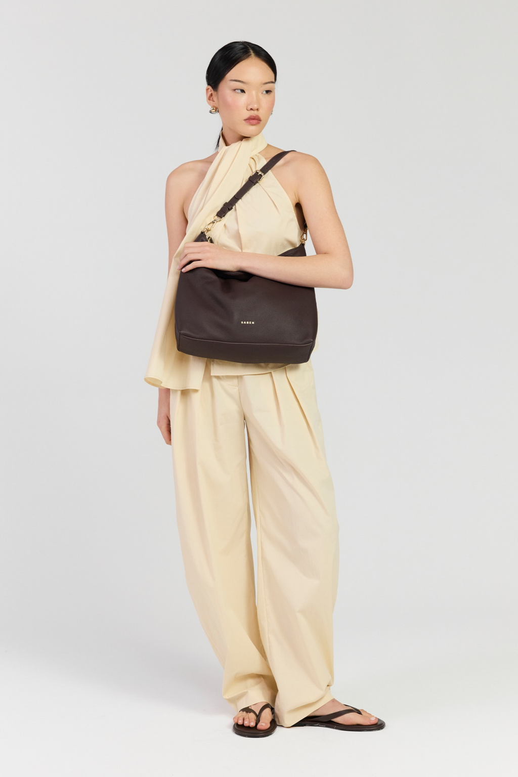 Miki Shoulder Bag - Cacao Luxe