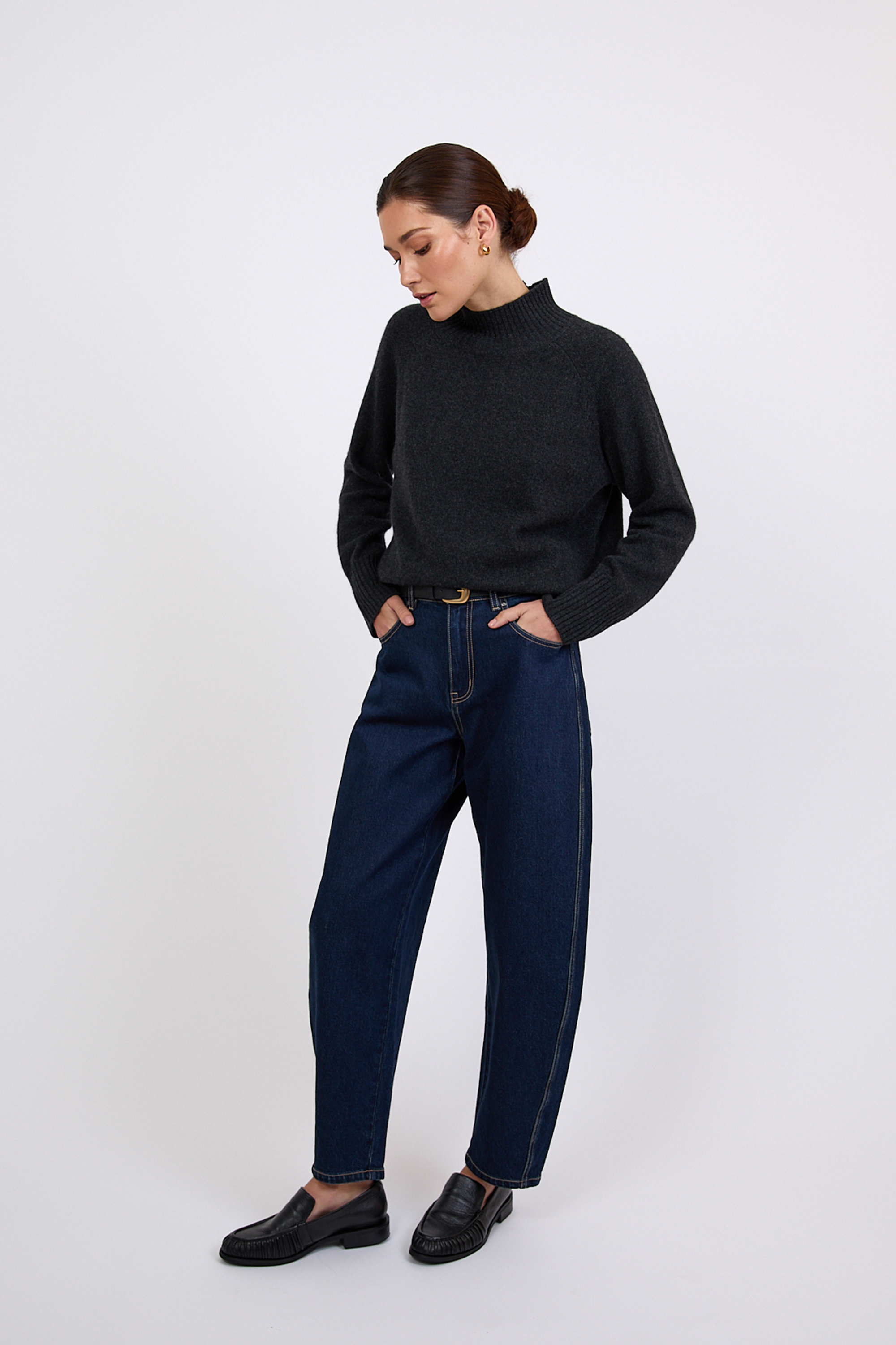 Cashmere Funnel Neck