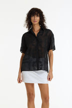 Align Shirt - Black Anglaise