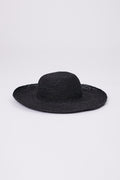 Amalfi Wide Brim Hat - Black