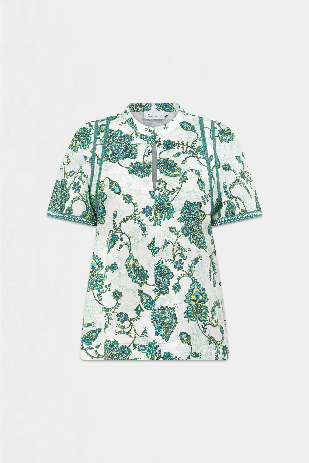 Charm Top - Garden Paisley