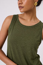 Athens Tank Dress - Cypress