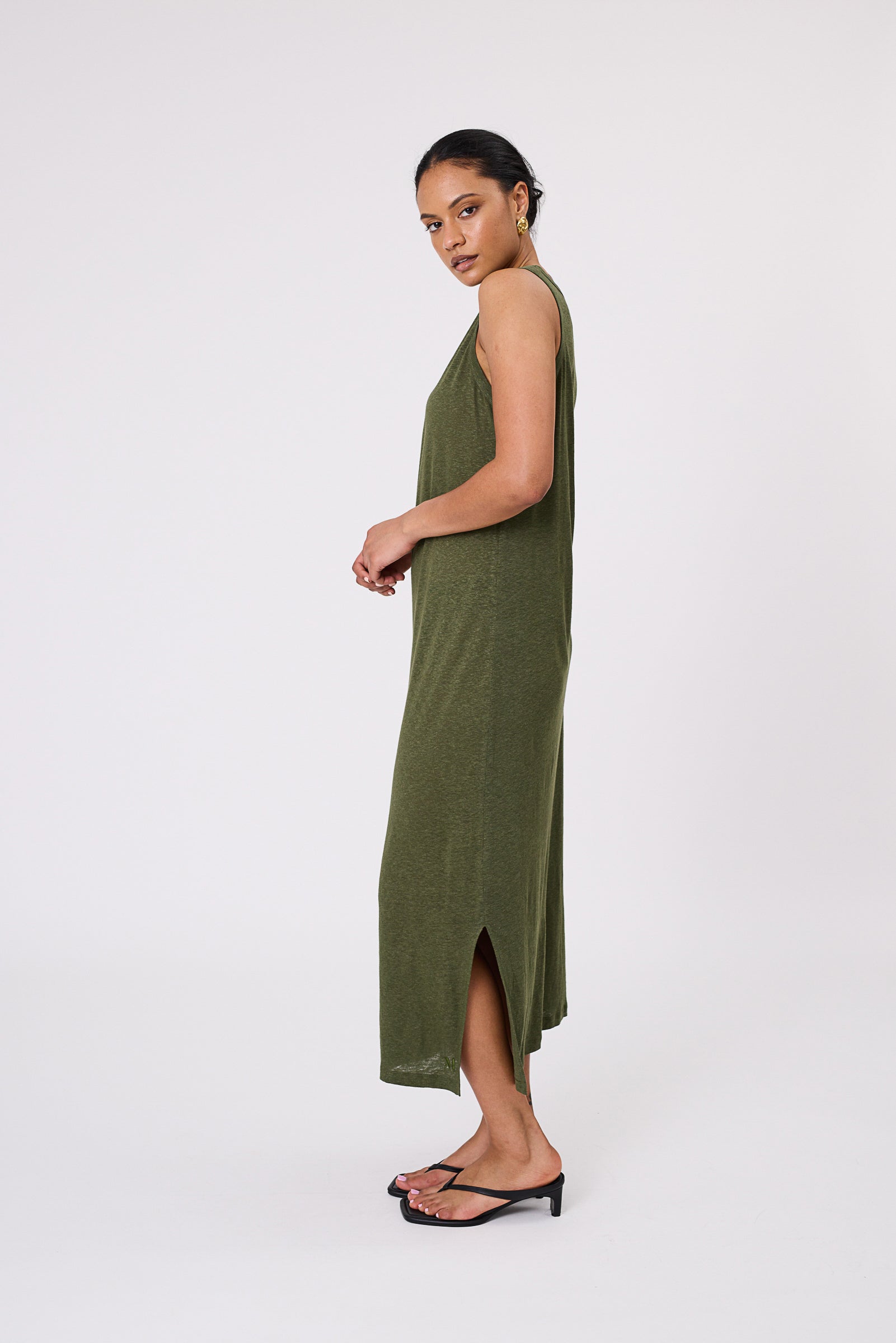 Athens Tank Dress - Cypress