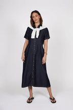 Axis Shirt dress - Indigo