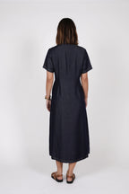 Axis Shirt dress - Indigo
