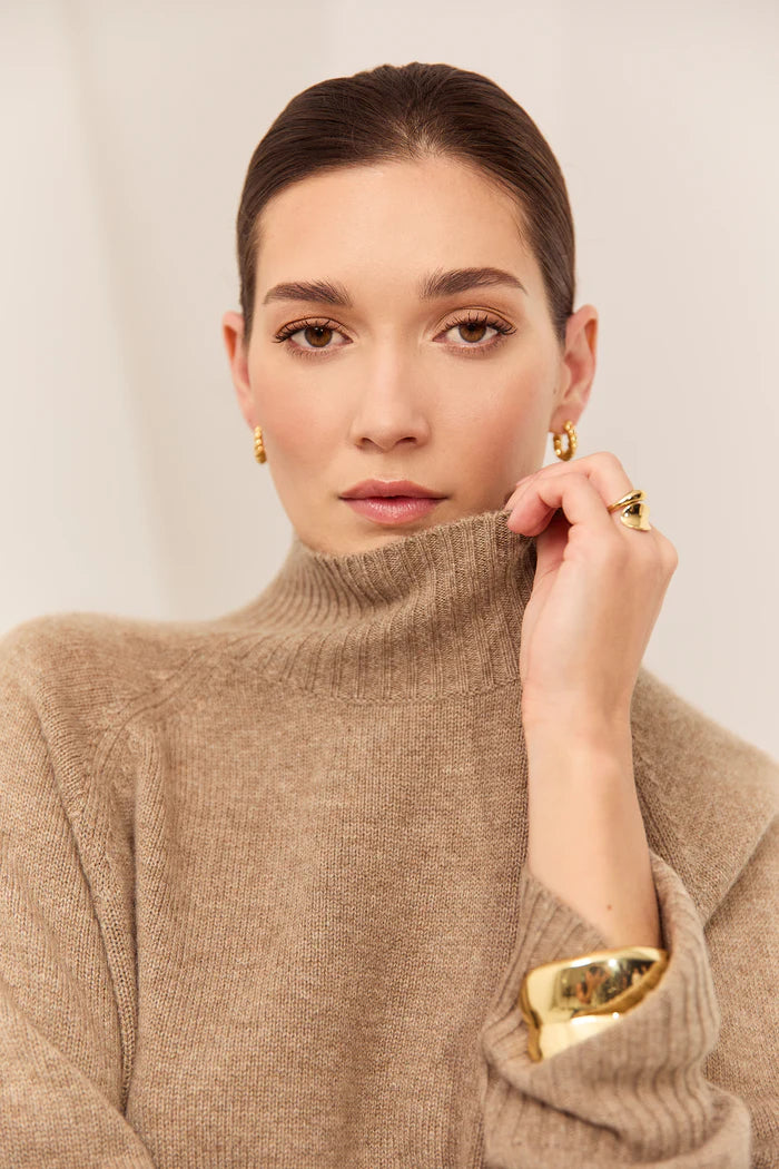 Cashmere Funnel Neck