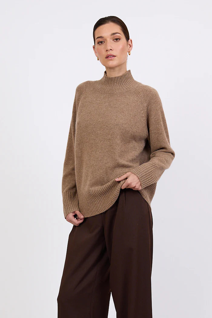 Cashmere Funnel Neck