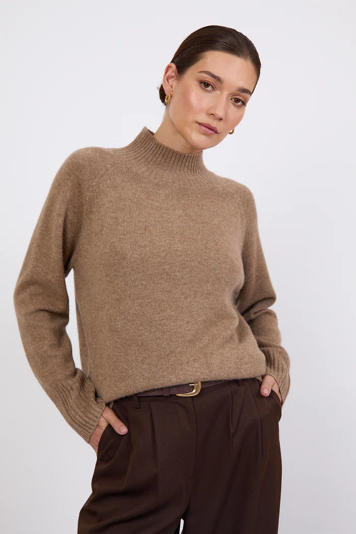 Cashmere Funnel Neck