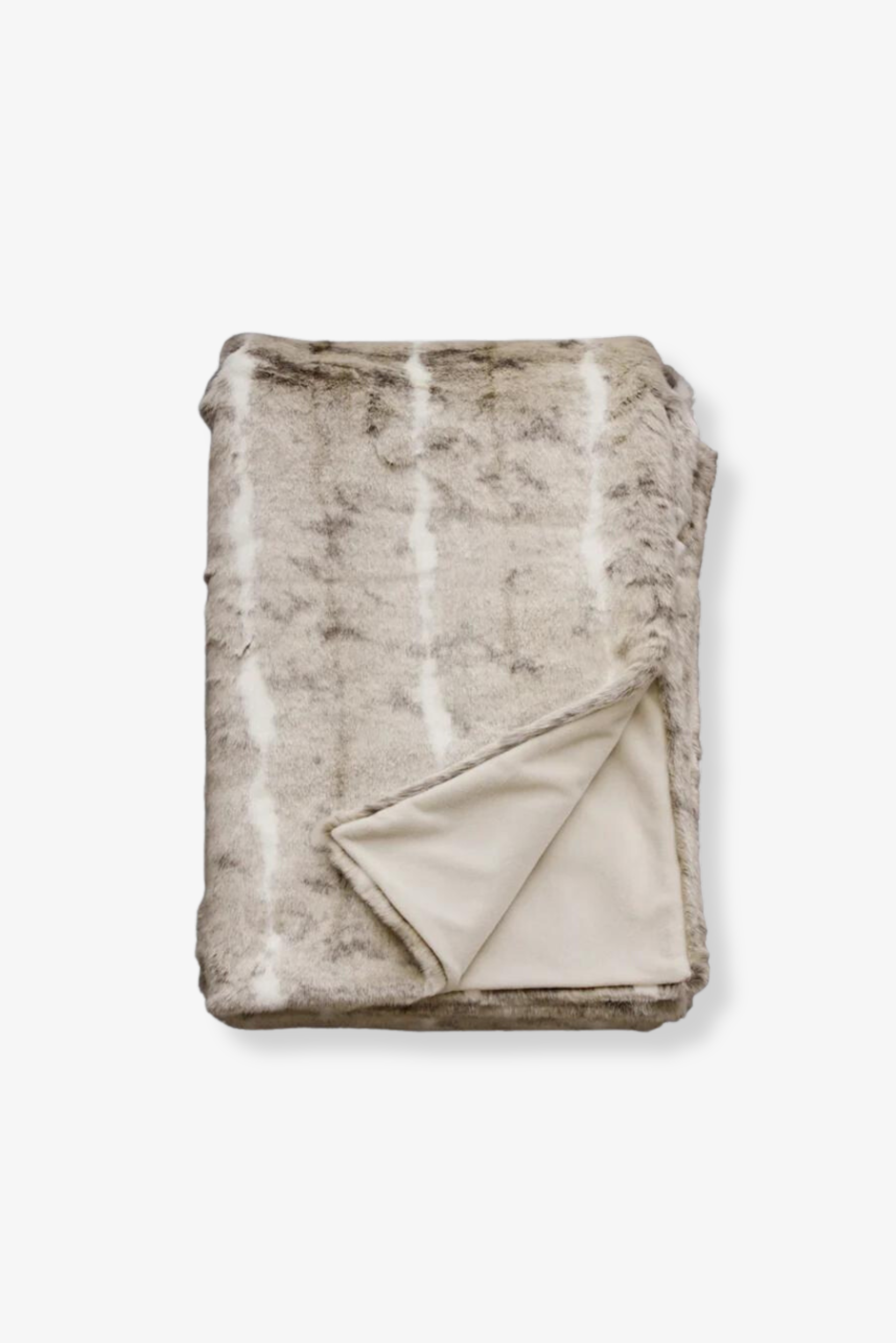 Heirloom Faux Fur Throw - Mountain Rabbit