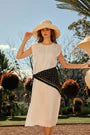 Costa Linen Dress - White