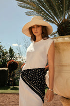 Costa Linen Dress - White