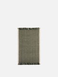 Cotton Mat - Olive/White