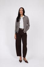 Curve Barrel Jean - Chocolate