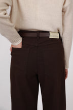 Curve Barrel Jean - Chocolate