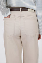 Curve Barrel Jean - Stone
