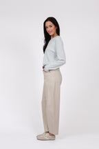 Curve Barrel Jean - Stone