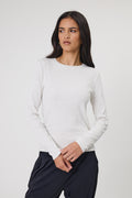 Echo Rib Long Sleeve - Silver Marle