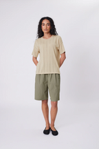 Ember Knit Tee - Hummus
