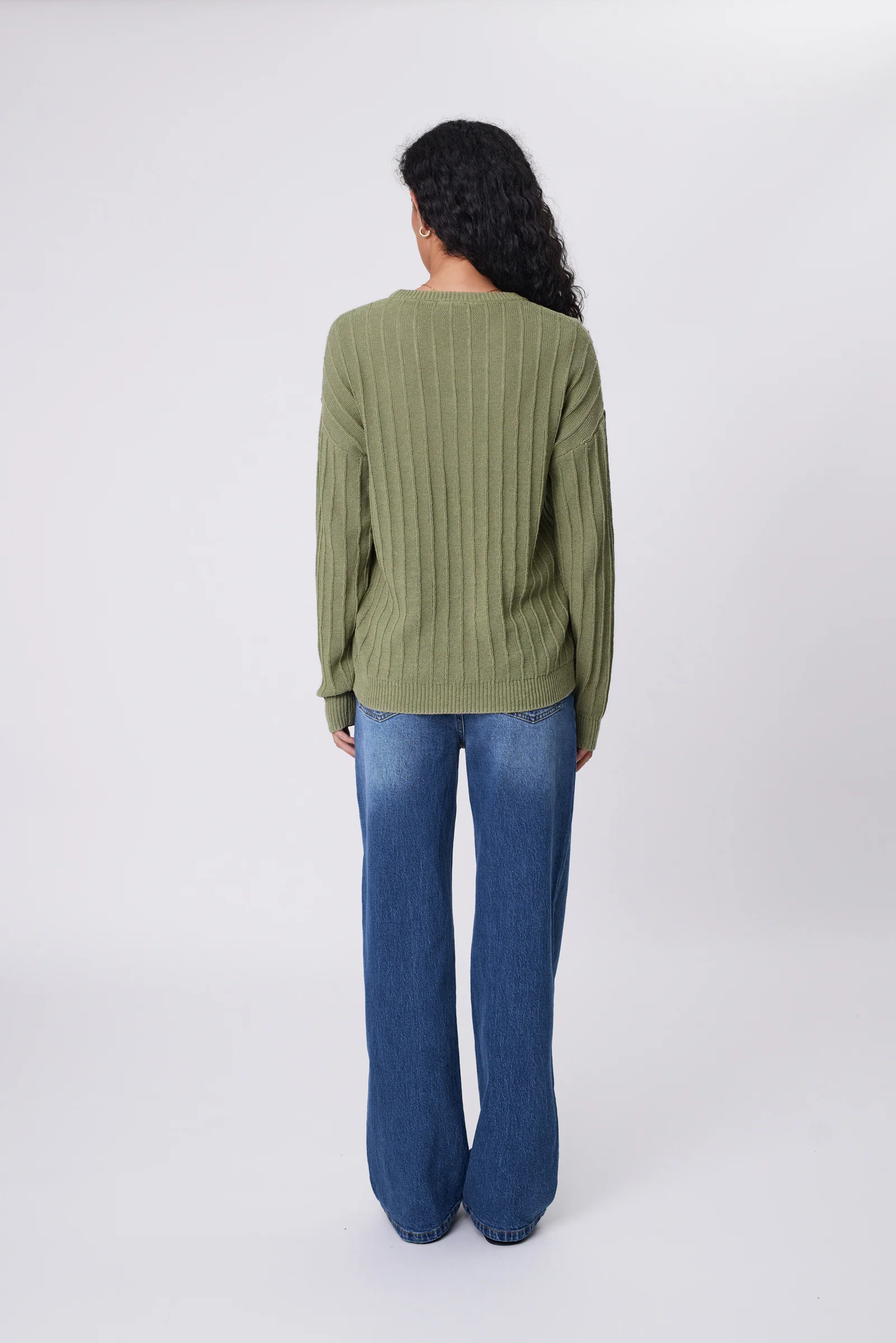 Evergreen Knit Crew - Laurel