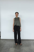 Every Day Trouser - Charcoal Cupro