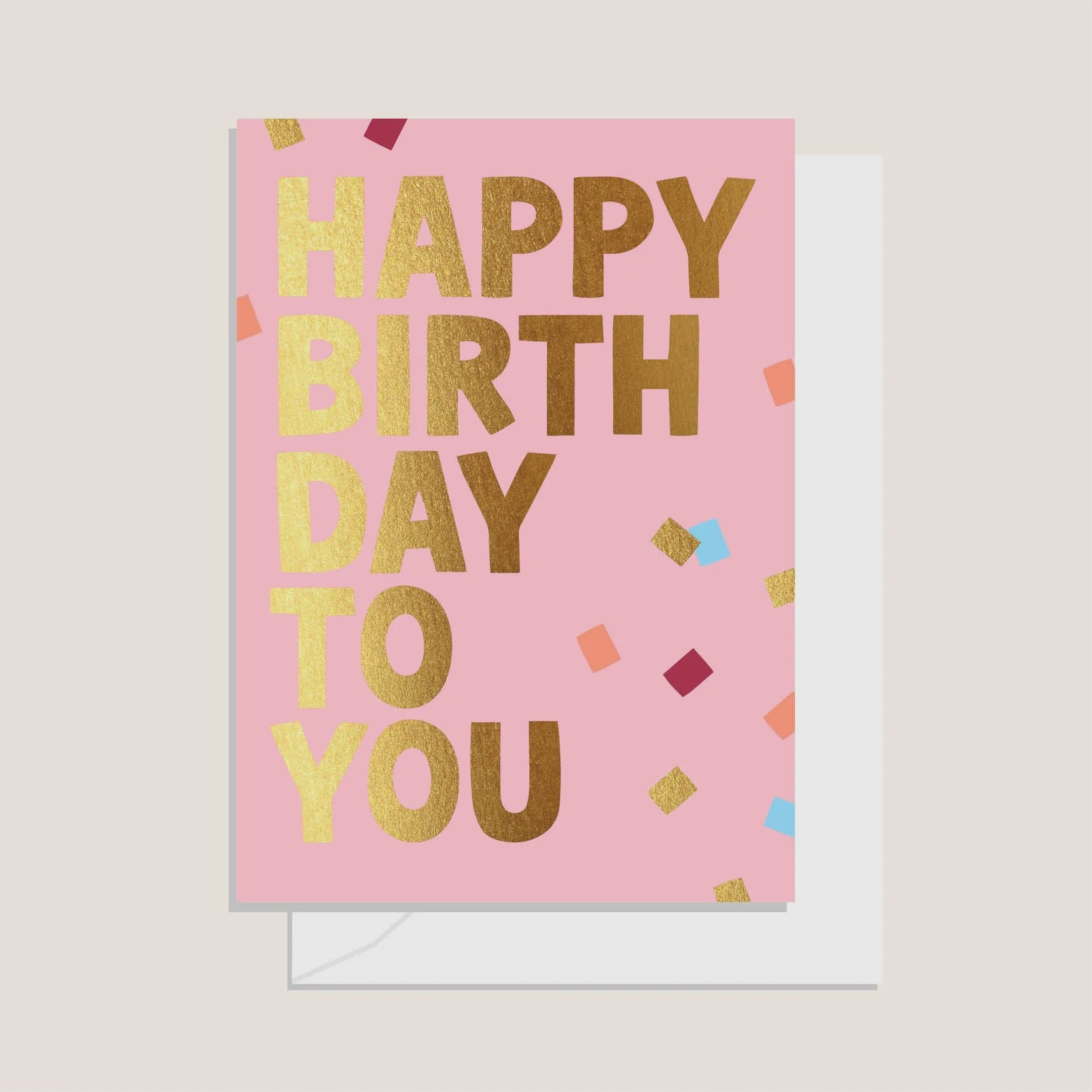 Birthday Confetti Pink - Gift Card