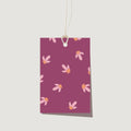 Gift Tag - Wildflower Burgundy