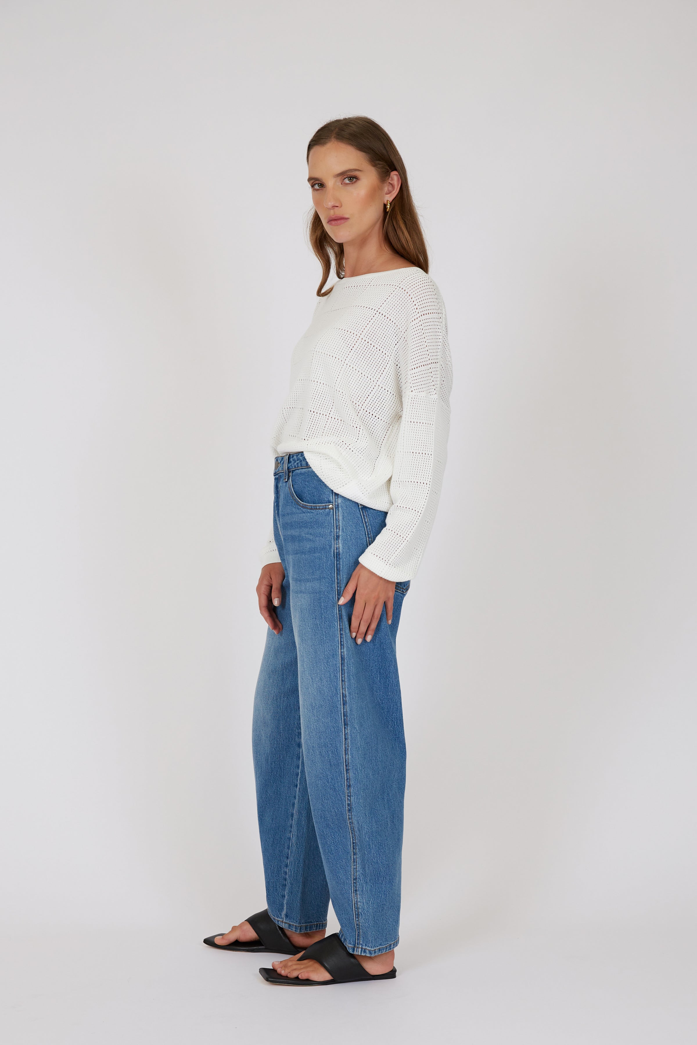 Halo Knit Long Sleeve - Ivory