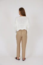 Halo Knit Long Sleeve - Ivory