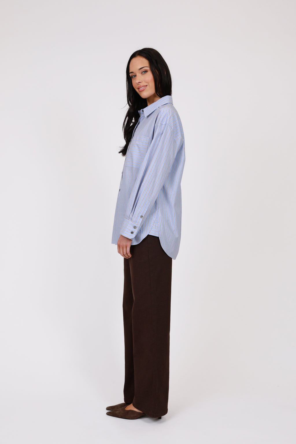 Icon Wide Jean - Chocolate